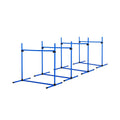 4 Piece Dog Agility Equipment with Adjustable Height Jump Bars Z21030