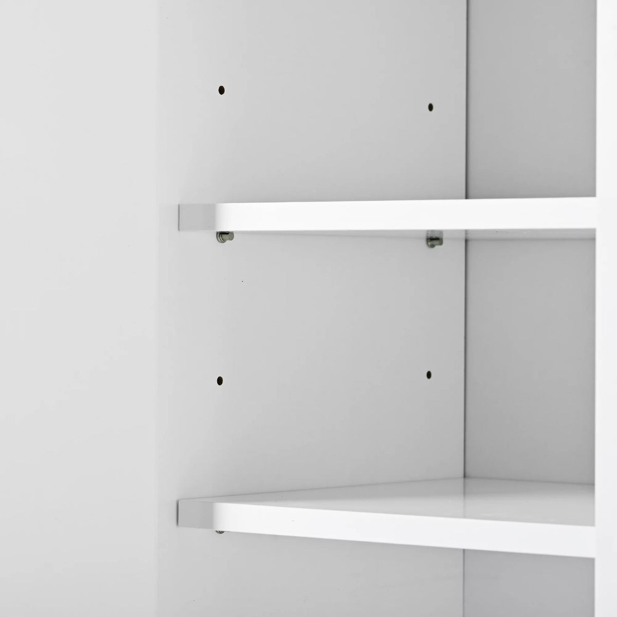 White 8 Adjustable Shelves Shoe Storage Cabinet I645406