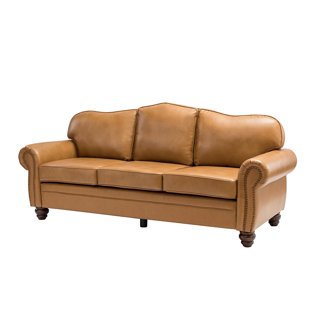 Transitional Sofa with Removable Cushions and Nailhead Trim I42774