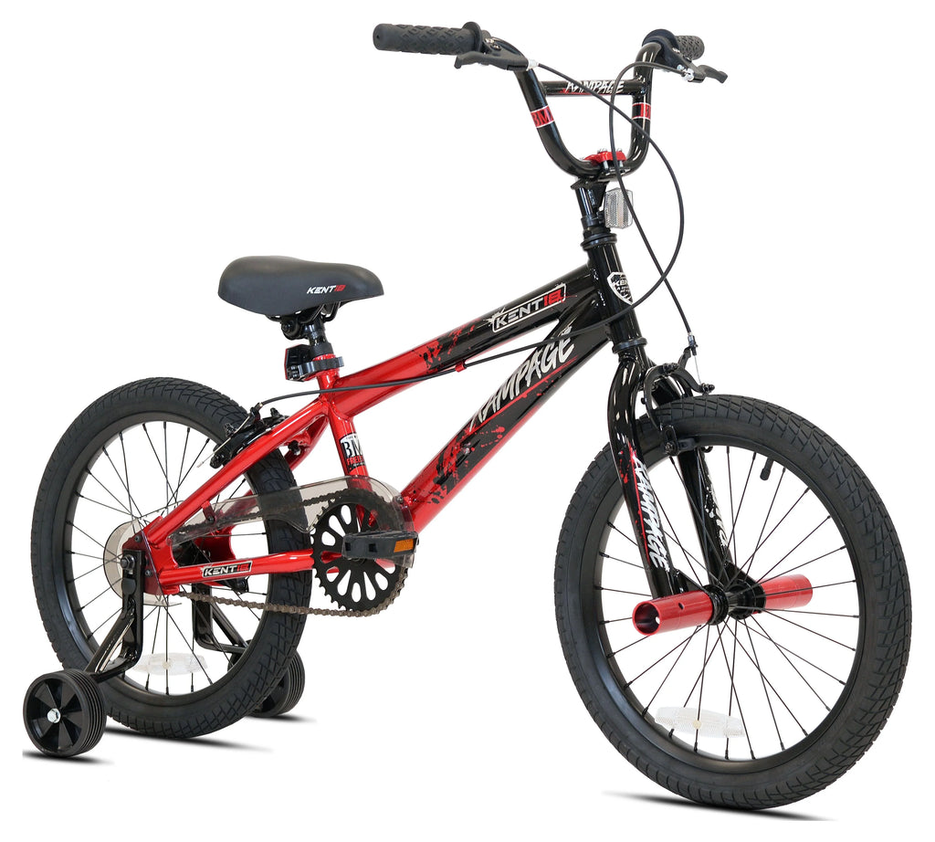 18 in. White and Black Bike T4258