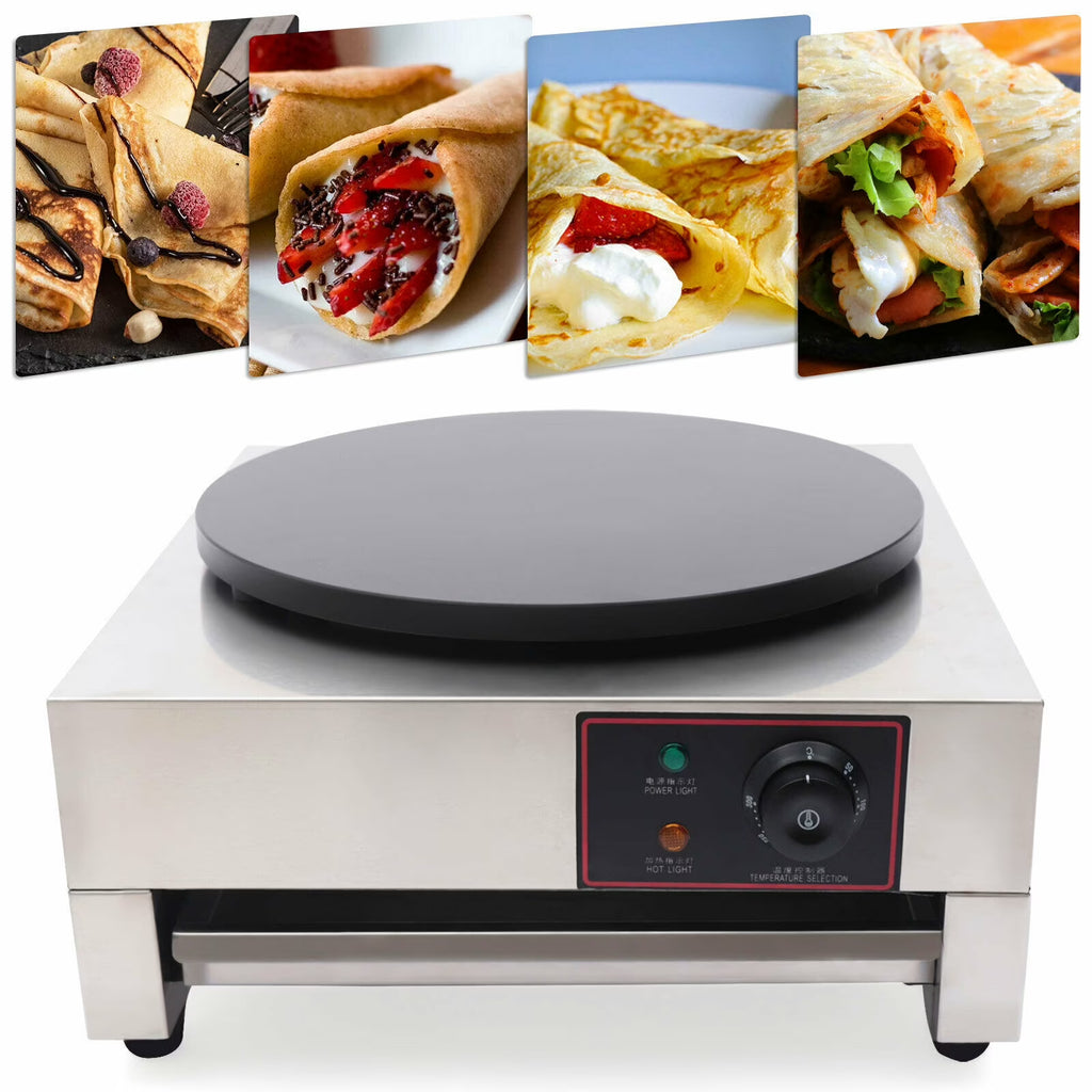 16" Commercial Electric Crepe Maker Pancake Machine Non Stick Hotplate U65097