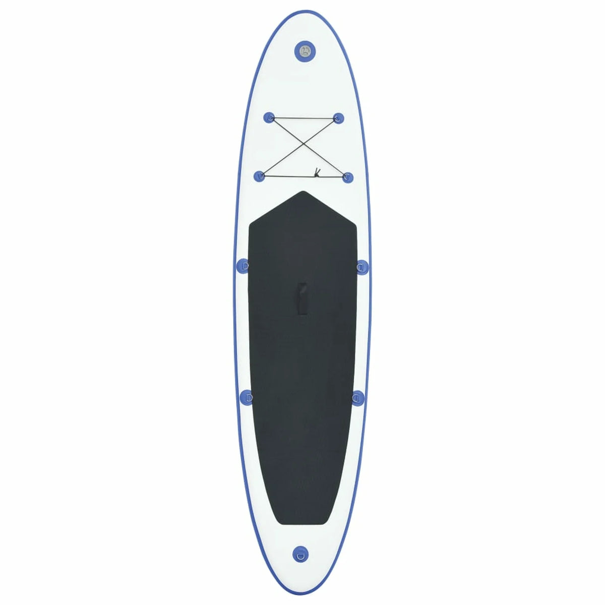 Blue and White Inflatable Paddle Board Set W8155