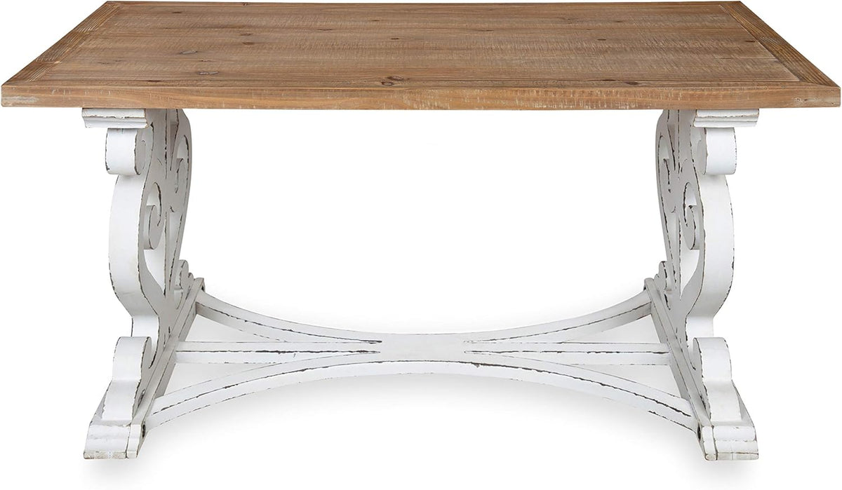 Rustic Carved Coffee Table H11000