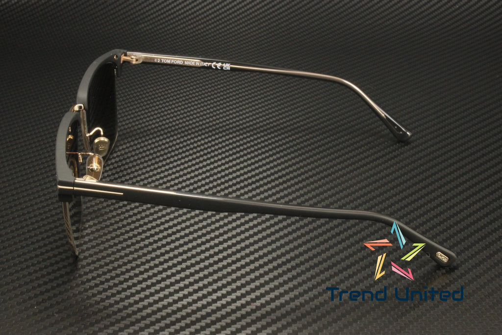 Polarized Smoke Gradient Square Men's Sunglasses W240