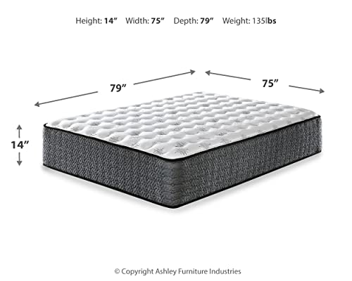 King Size 12 Inch Hybrid Mattress with Gel Memory Foam F1165