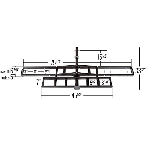 Black Steel Motorcycle Carrier A520