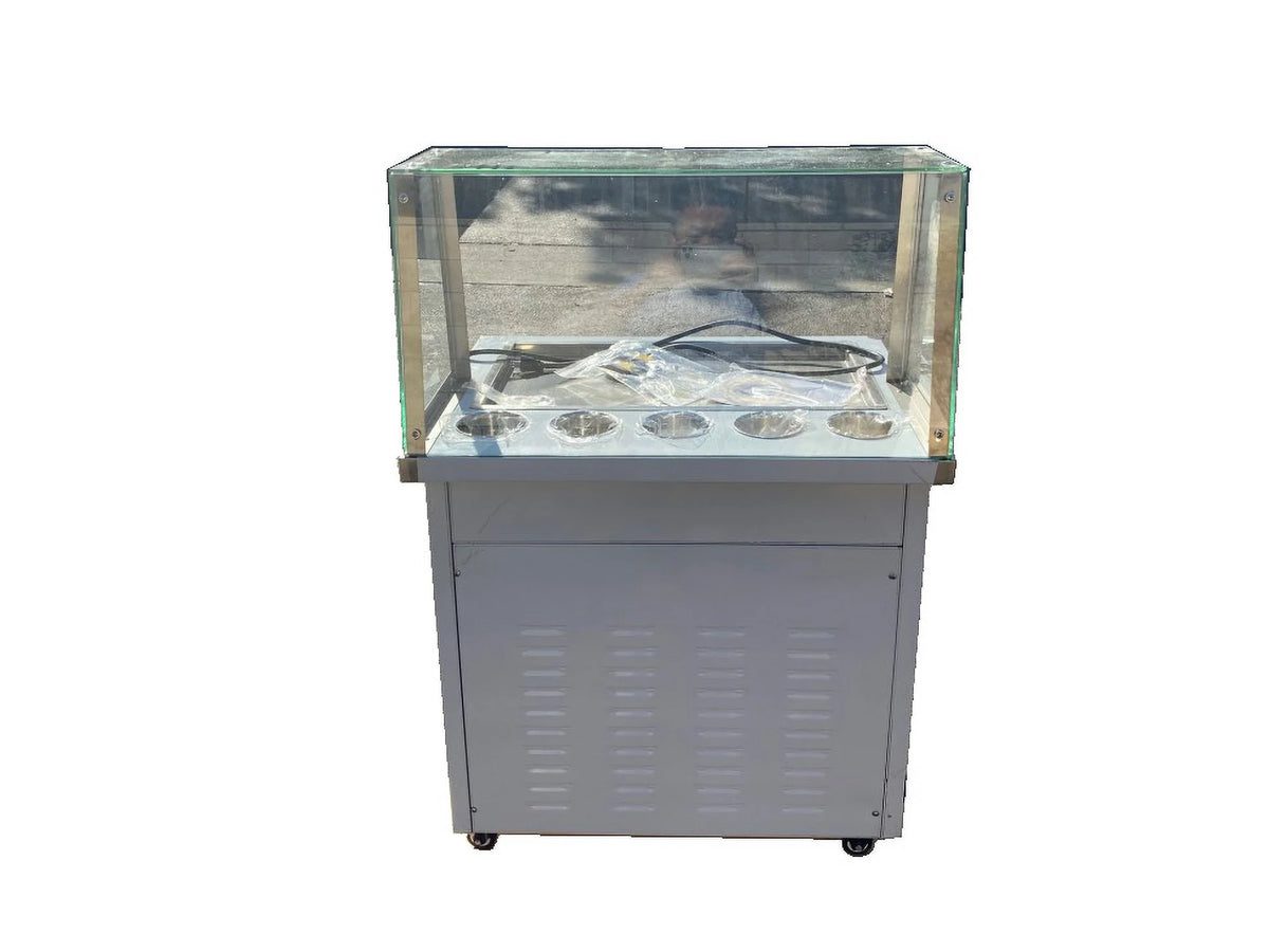 Thai Style Fried Ice Cream Maker Machine 1000W H2665