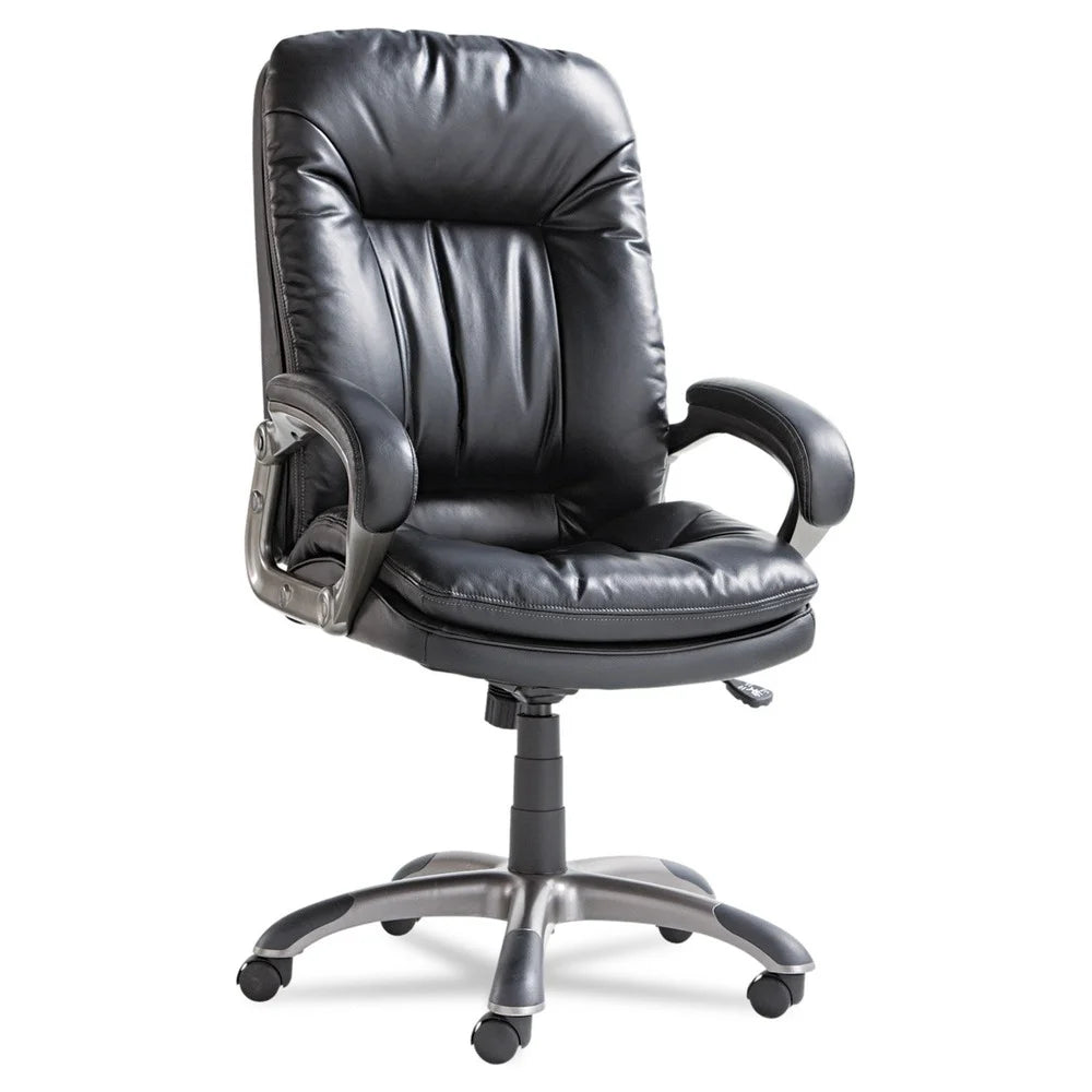 Black Bonded Leather High-Back Executive Swivel Chair O367