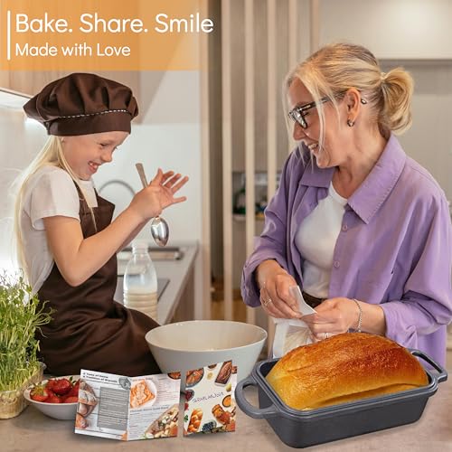 2 in 1 Cast Iron Bread Loaf Pan with Lid L4127