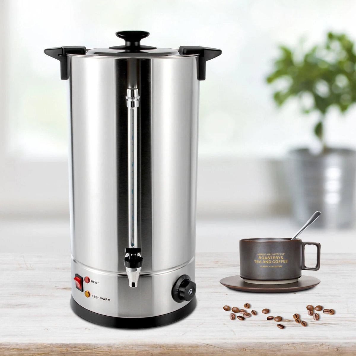 25L Commercial Stainless Steel Coffee Urn K73801