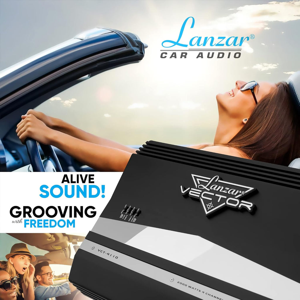 4 Channel 2000 Watt Bridgeable MOSFET Car Audio Amplifier R44156