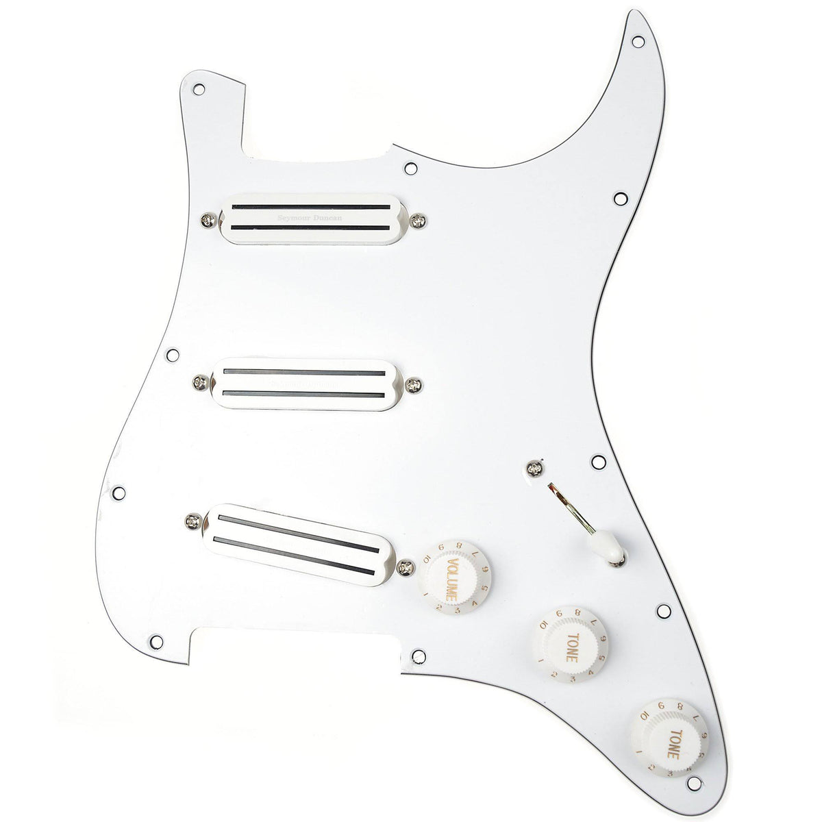 White Loaded Pickguard E8362