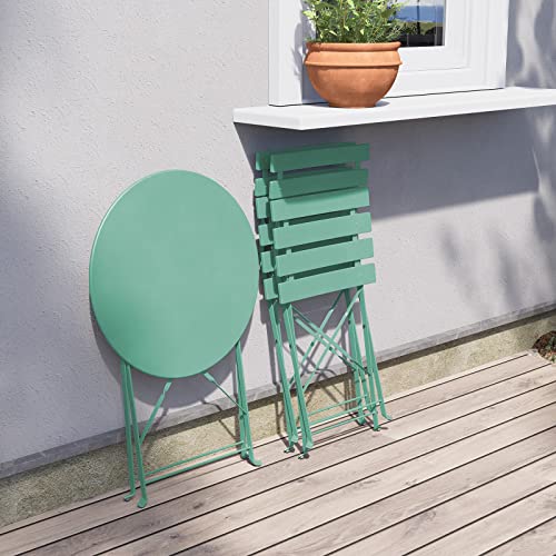 Red 3 Piece Folding Patio Bistro Set G754414