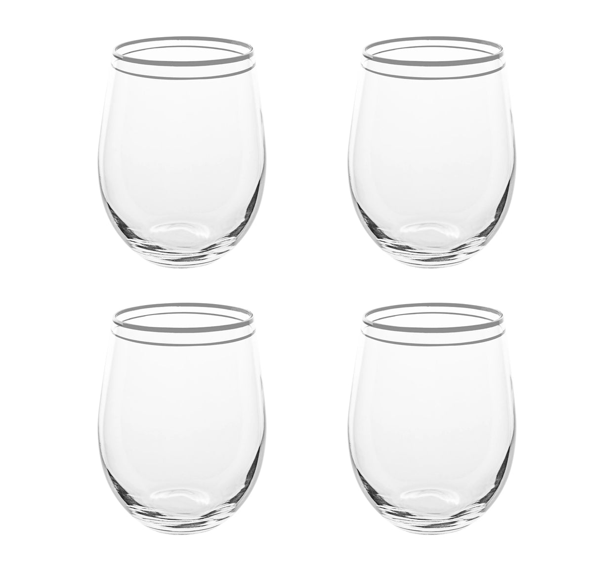 Stemless Wine Glass Set Of 4 A4521