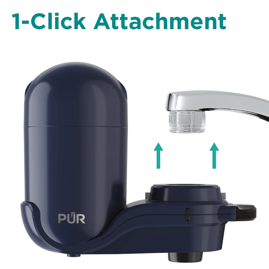 Faucet Mount Water Filtration System, Vertical, Indigo Q1823