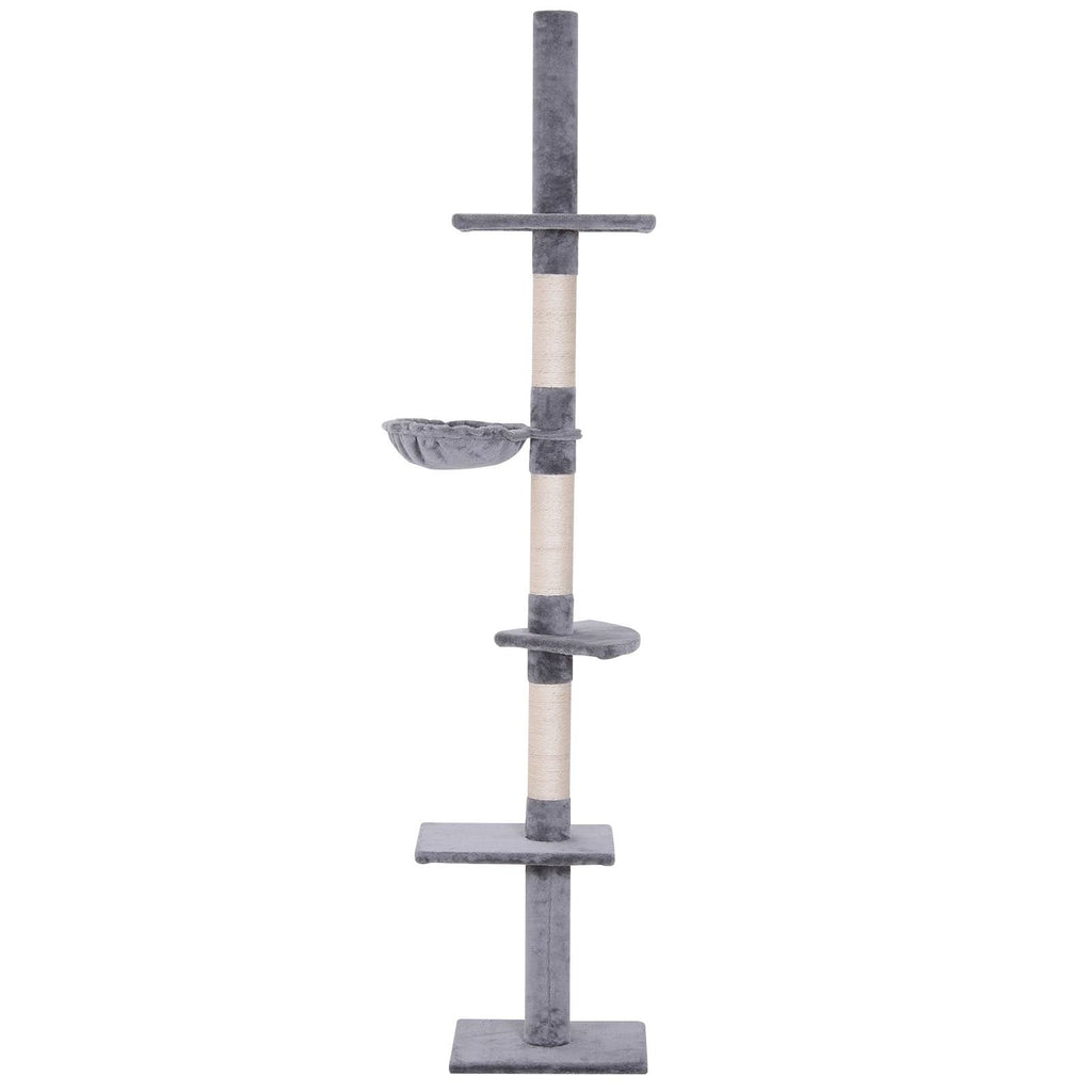 9 Adjustable Height Floor-To-Ceiling Vertical Cat Tree X51146