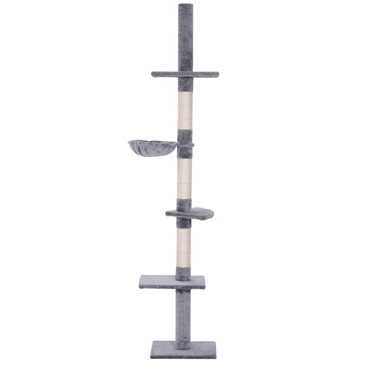 9 Adjustable Height Floor-To-Ceiling Vertical Cat Tree X51146
