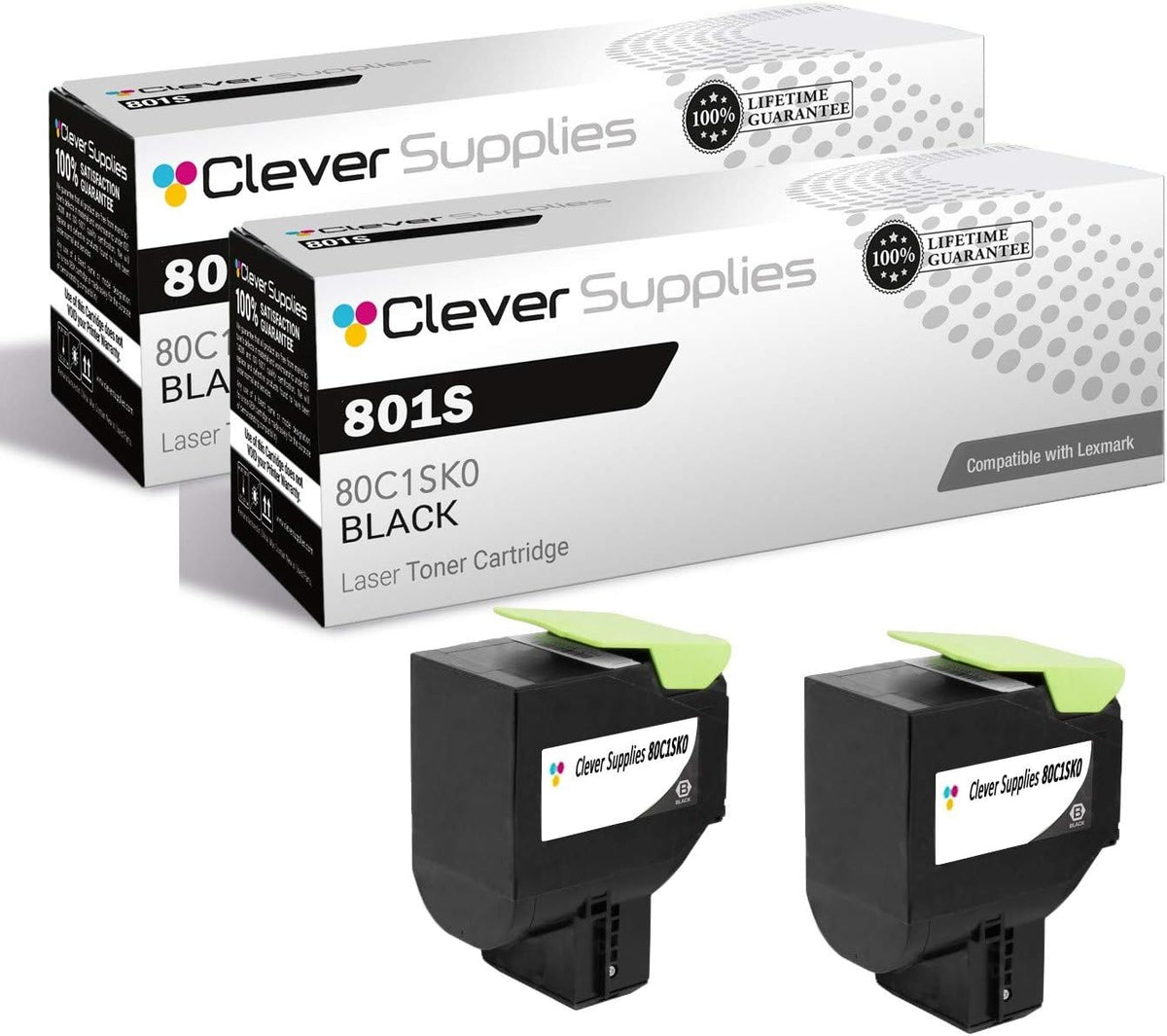 Black Toner Cartridge 2 Set Q357233