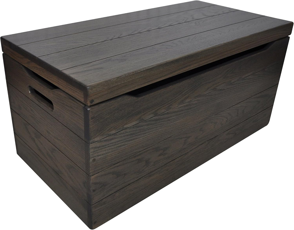 30" Solid Wooden Storage Chest with Handles S127