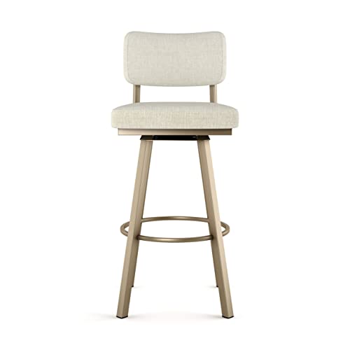 Shiny Charcoal Grey PVC Swivel Bar Stool V746