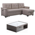2-Piece Sleeper Sofa and Coffee Table Set K882