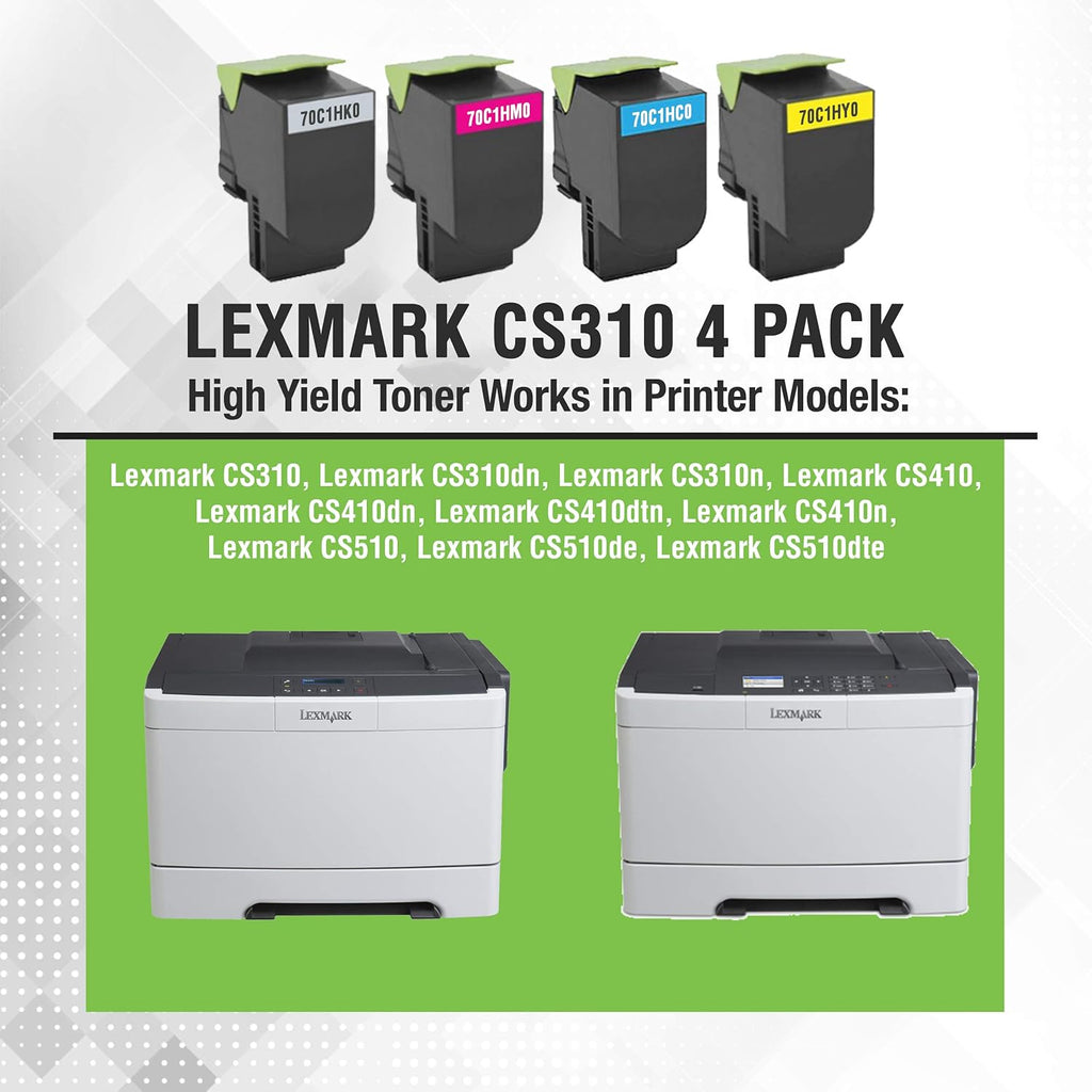 Compatible Replacement Toner Cartridge 4 Pack H80226