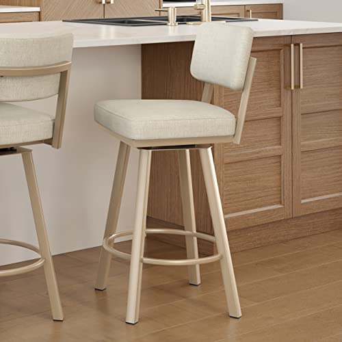 Shiny Charcoal Grey PVC Swivel Bar Stool V746