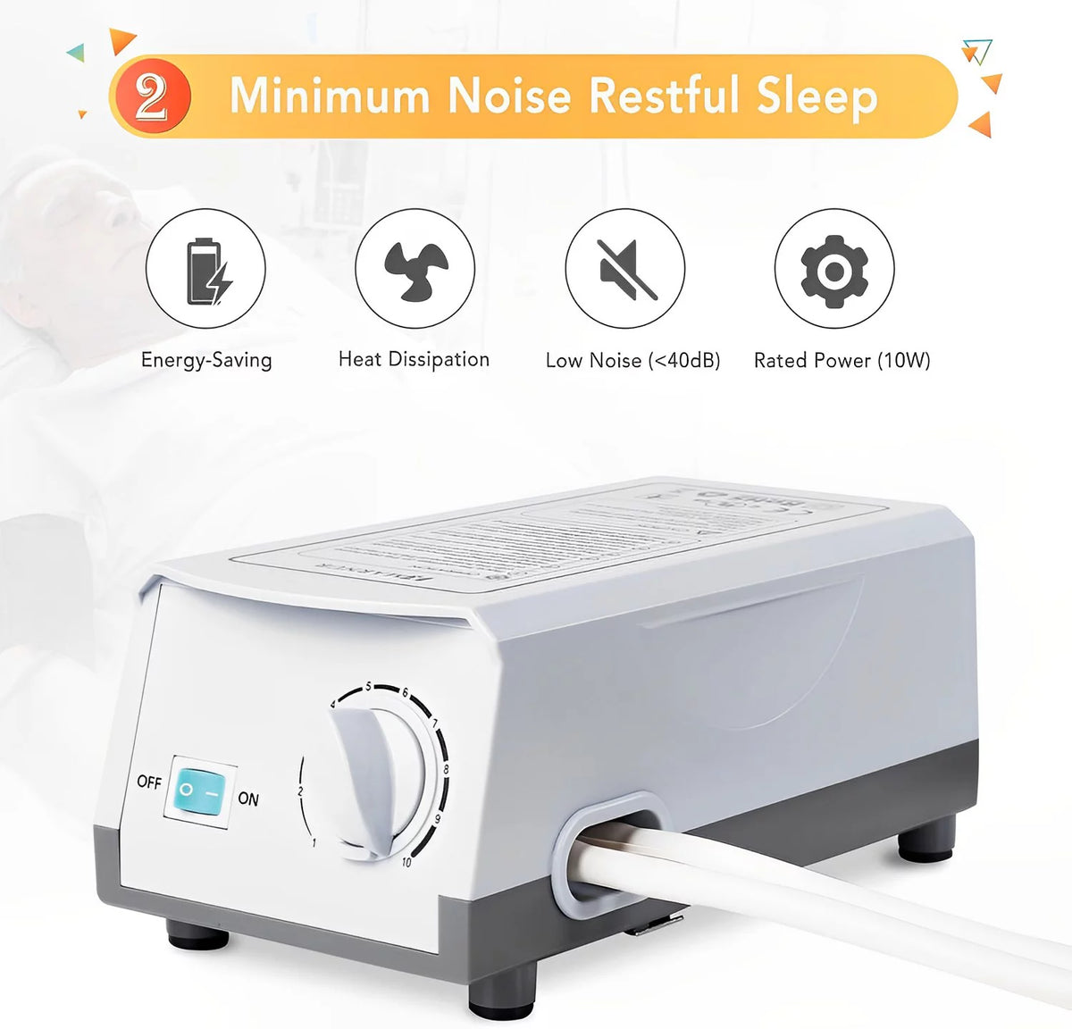 Air Pressure Mattress Pad and Pump O429