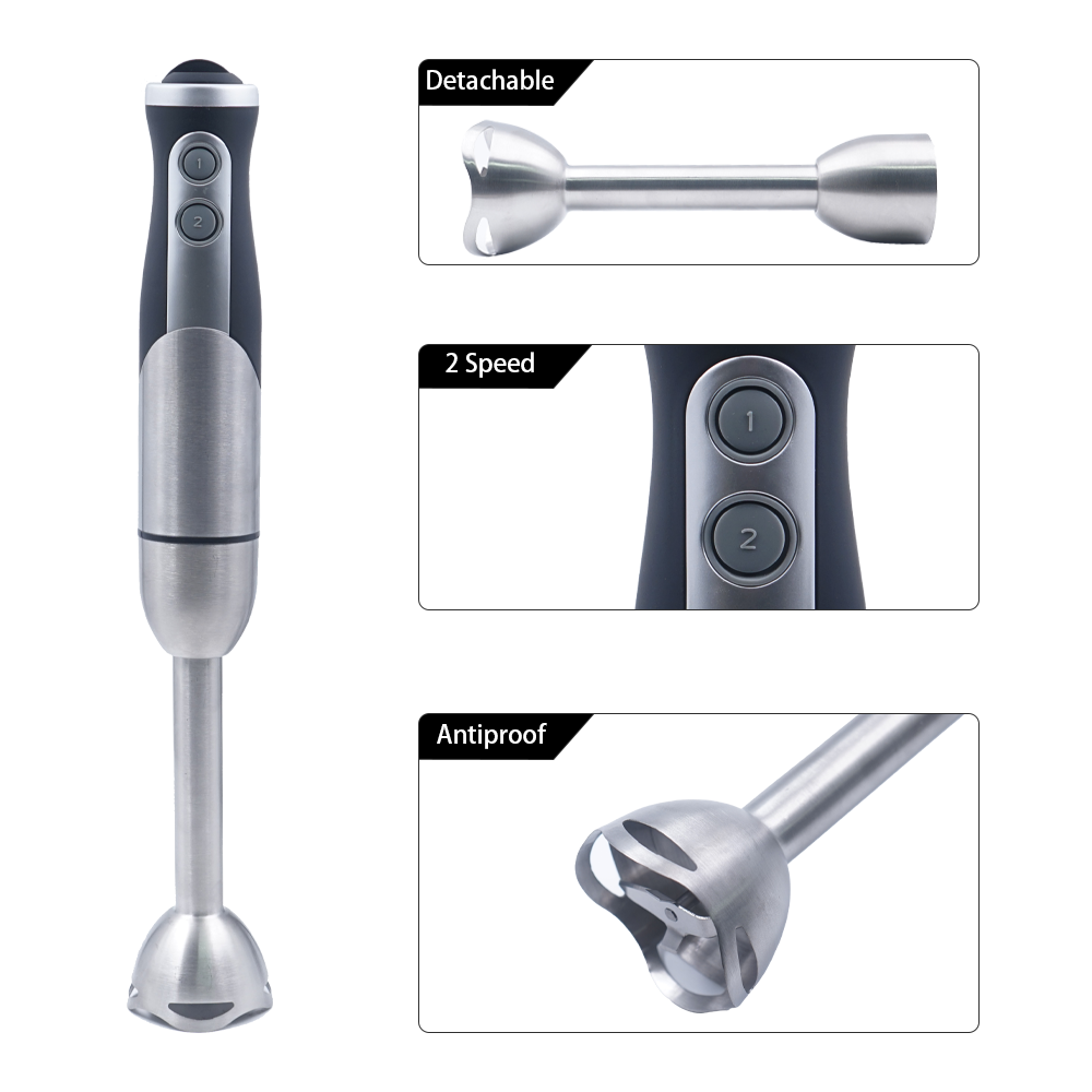 4IN1 Electric Immersion Stainless Steel Hand Blender Mixer R9800