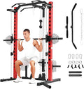 Smith Machine Squat Rack with LAT-Pull Down and Cable Crossover L555076