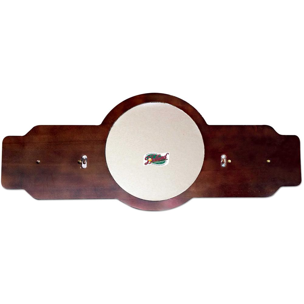Solid Wood Cue Rack with Black Finish D76452