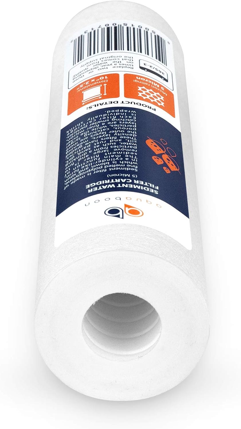 Set of 20 5 Micron 10 inch Water Filter Cartridges X95036