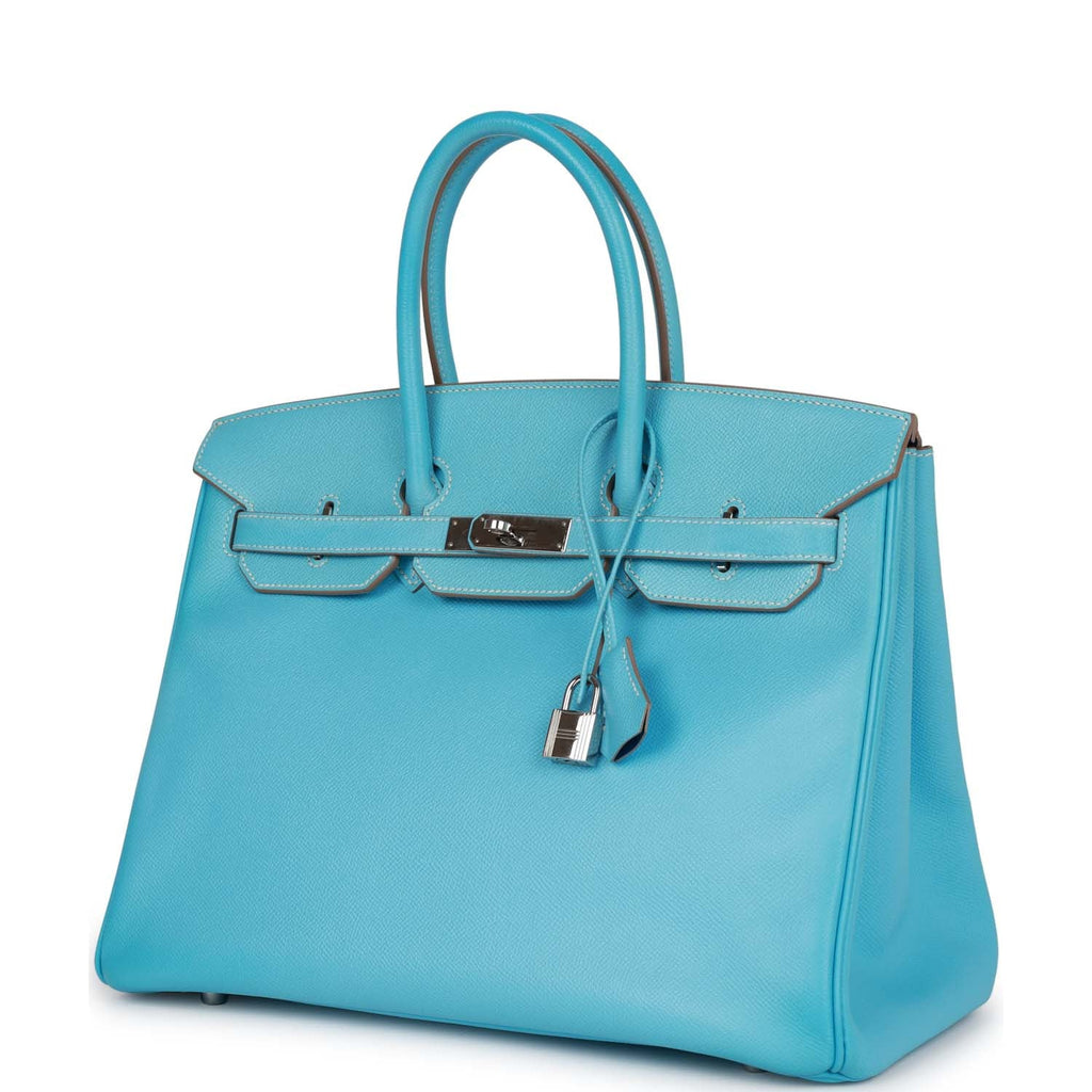 Pre-owned 35 Celeste Epsom Leather Handbag W37853