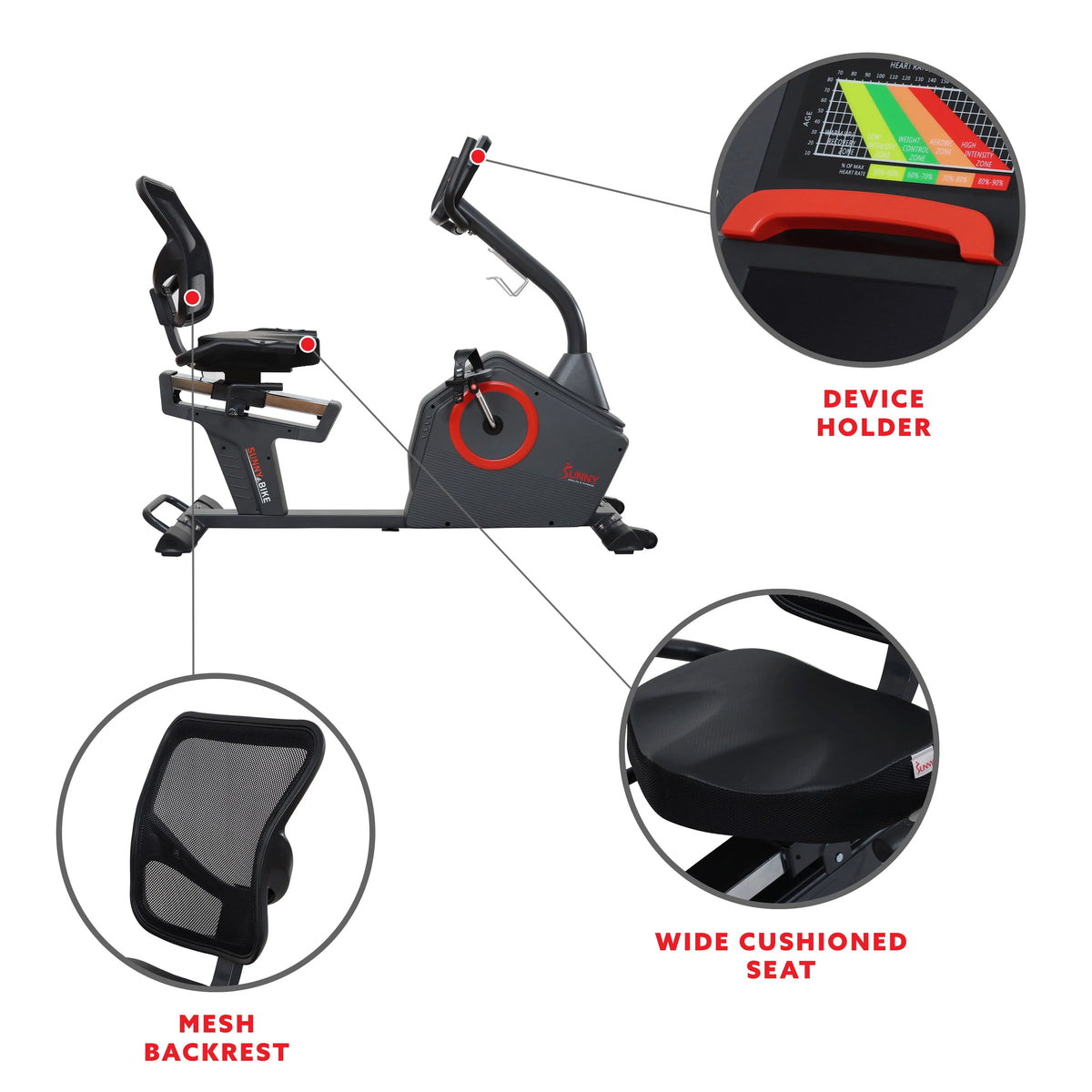 Magnetic Resistance Smart Recumbent Bike L300