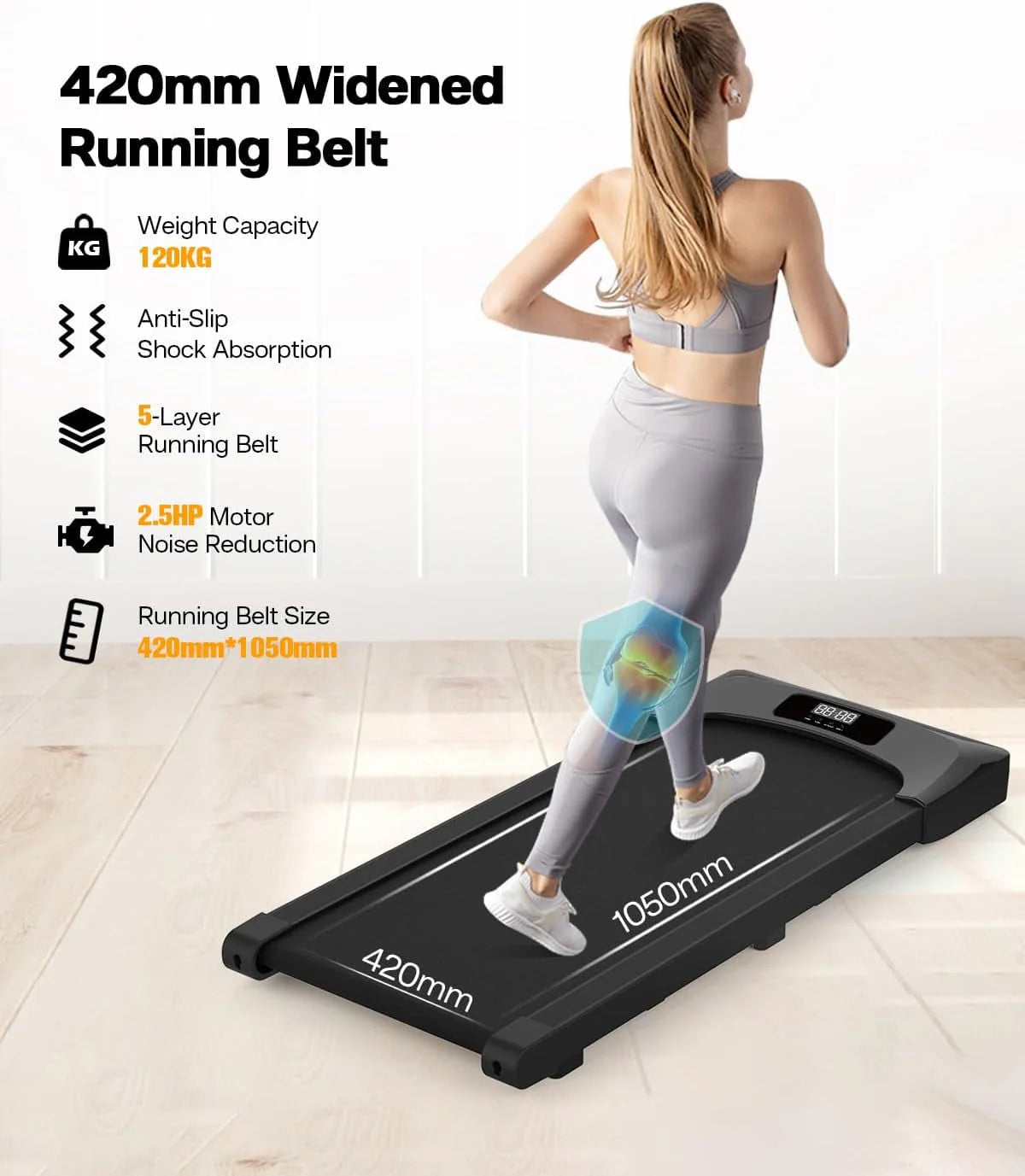 Portable Treadmill with LED Display F3779