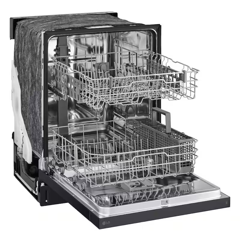 Black Front Control Dishwasher with Stainless Steel Tub T790741