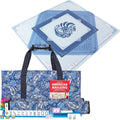 166 Quality White Tiles Mahjong Game Set with Blue Printed Carrying Bag C238004