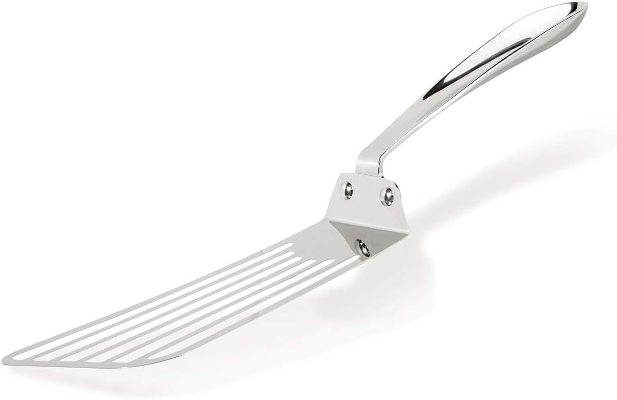 Silver Stainless Steel Slotted Turner Q262637