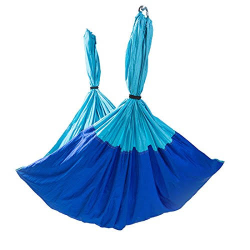 Aerial Yoga Hammock Swing with Six Handles and Steel Carabiners T977927