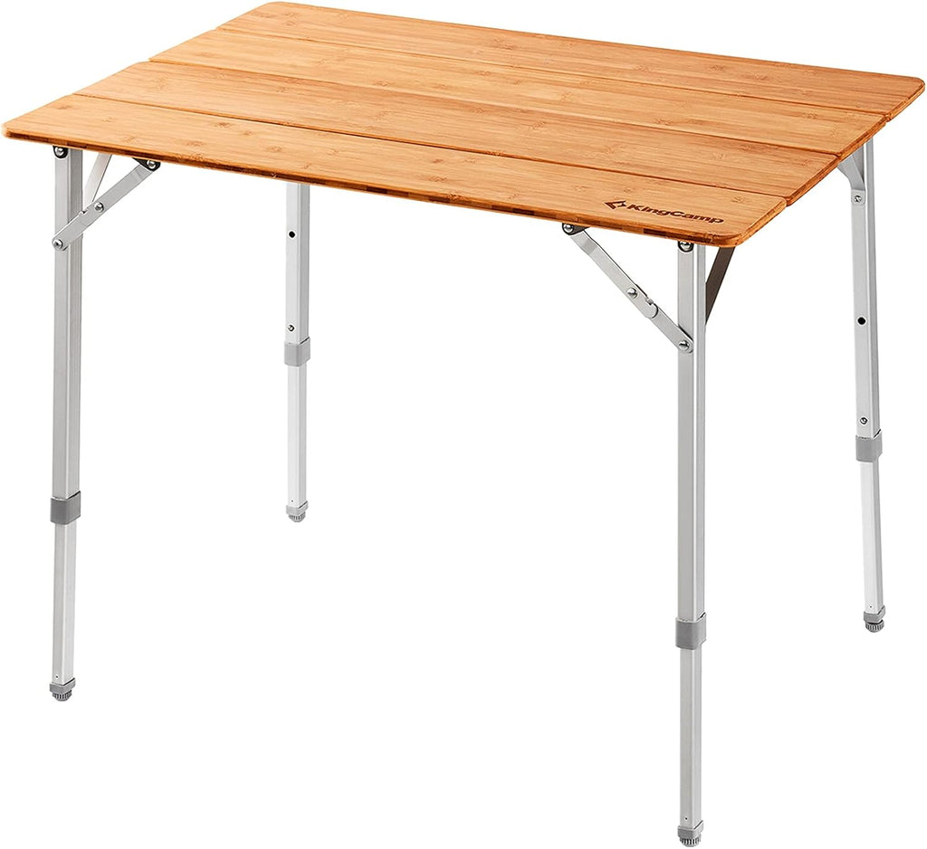 Folding Camping Table with Adjustable Height Aluminum Legs H5272