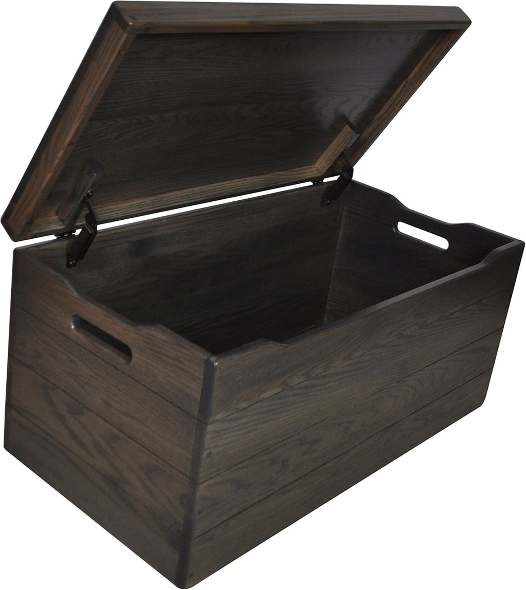 30" Solid Wooden Storage Chest with Handles S127