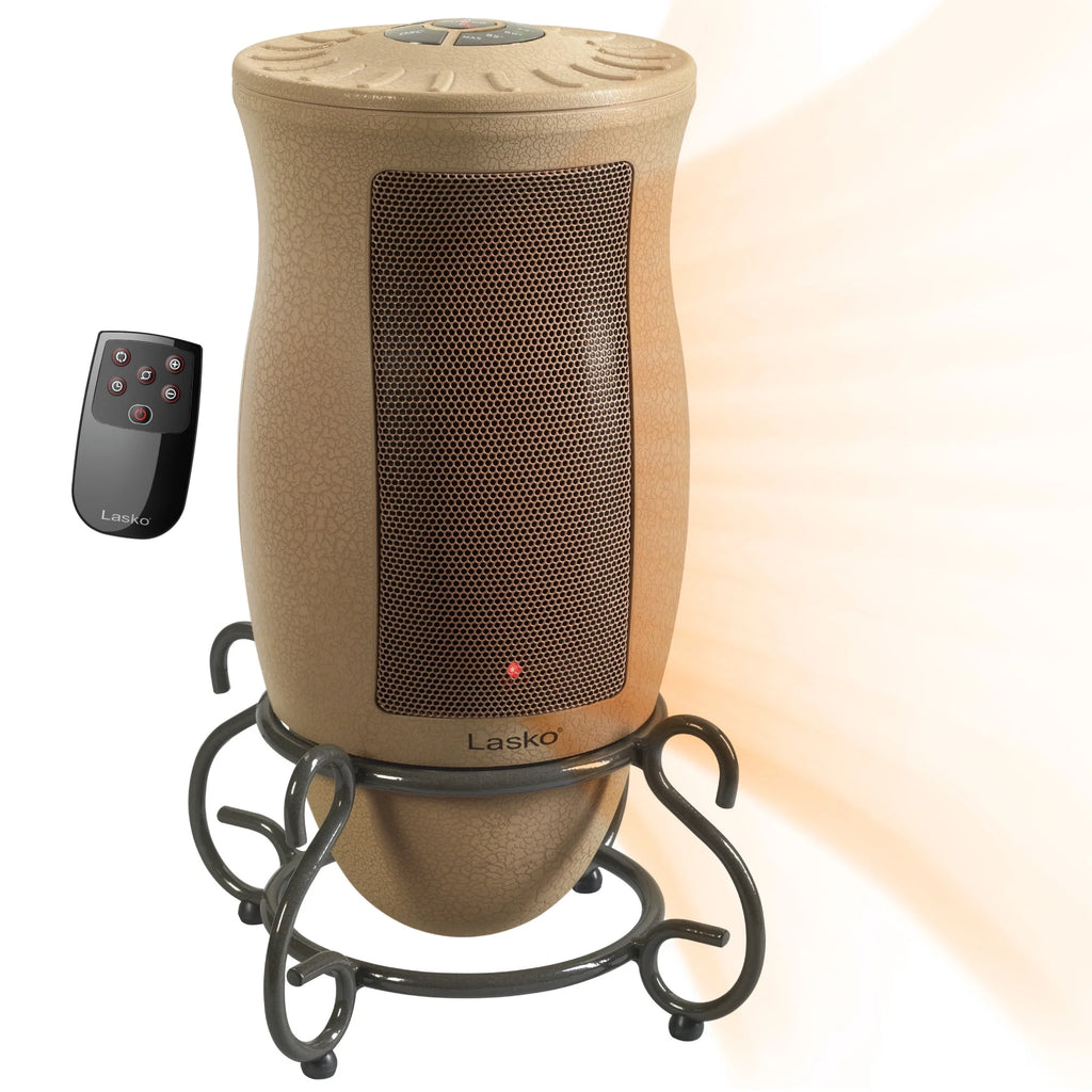 16" 1500W Ceramic Electric Space Heater, Beige V8243