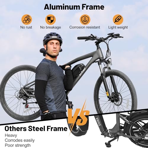 27.5" Peak 750W Electric Mountain Bike with Fork Suspension V82347