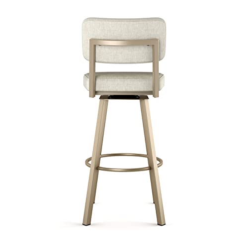 Shiny Charcoal Grey PVC Swivel Bar Stool V746
