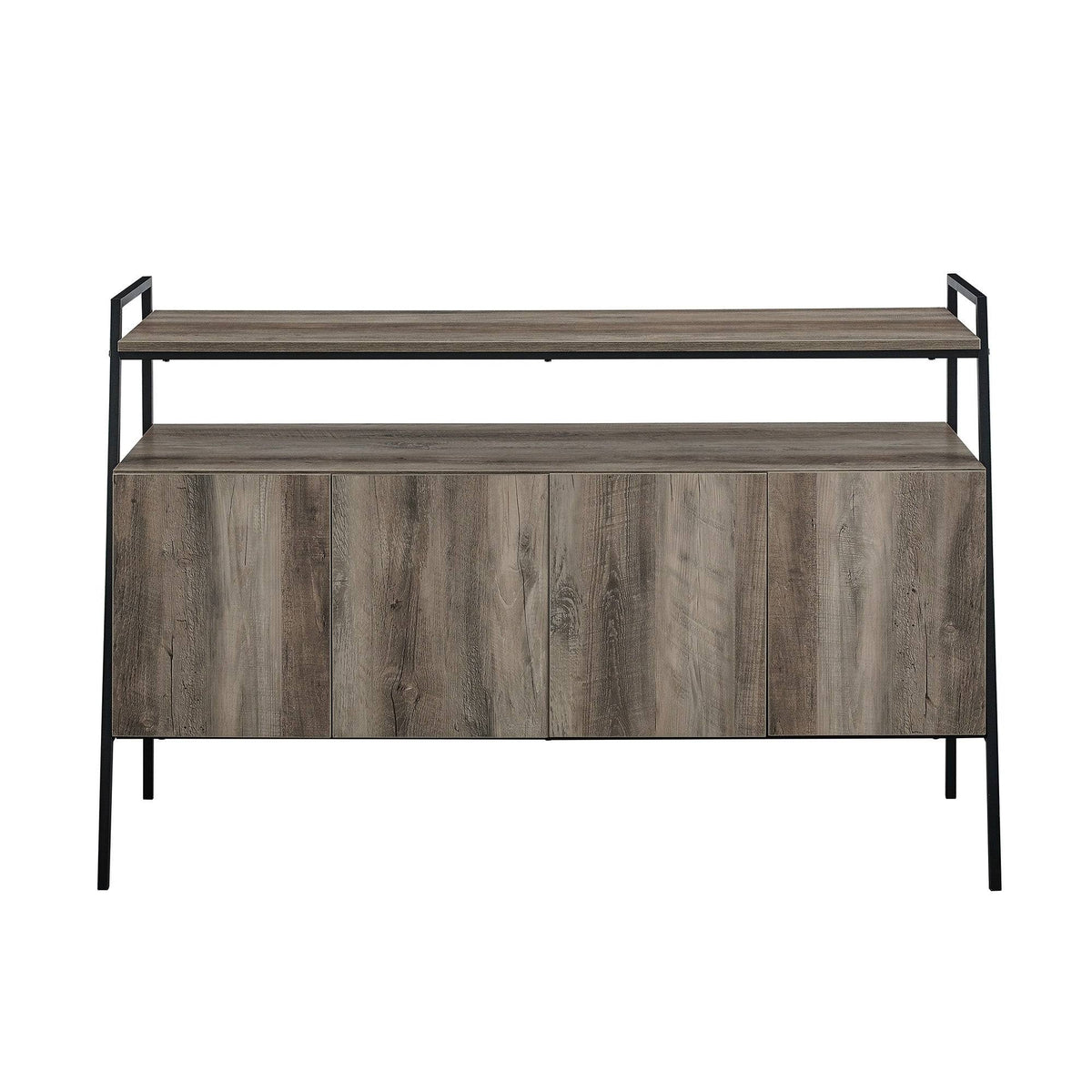 52-Inch Modern TV Stand Console Dark Walnut N58703