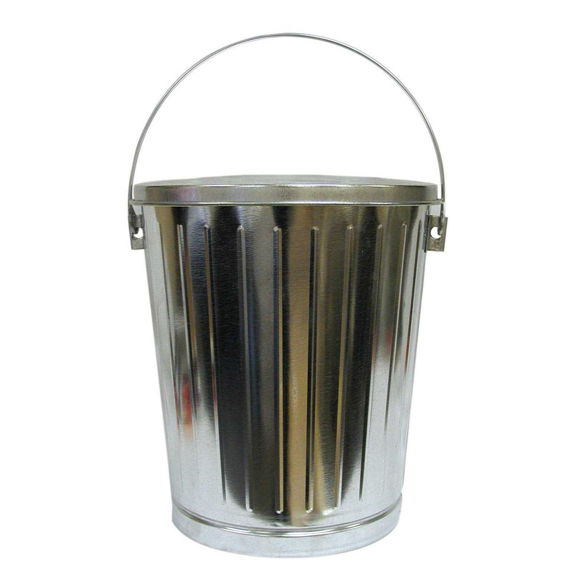 Galvanized Steel Locking Lid Seed Can with Lid O4171