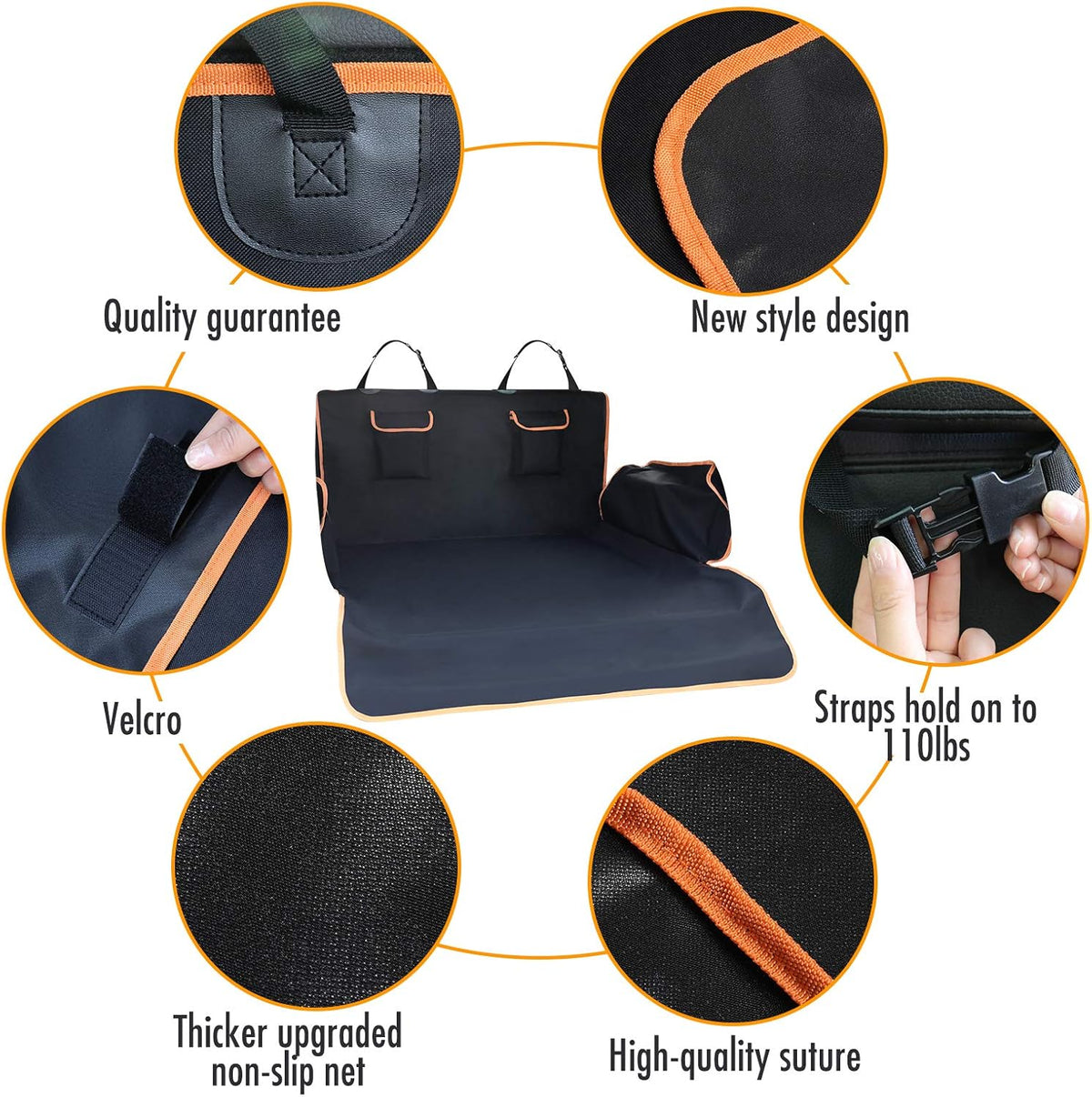 Waterproof Nonslip Pet Cargo Cover Liner Pack of 2 U524