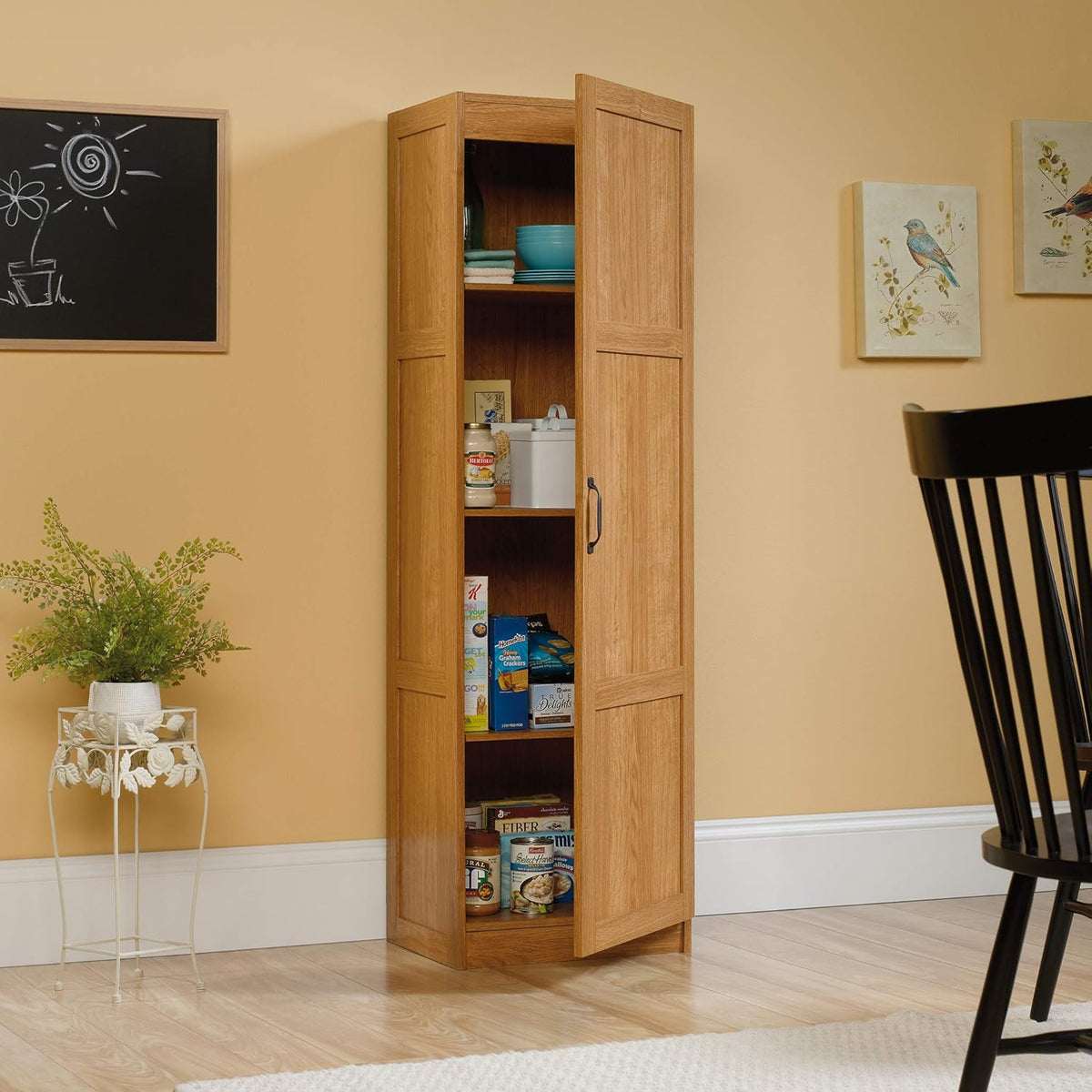 Oak Storage Cabinet J434