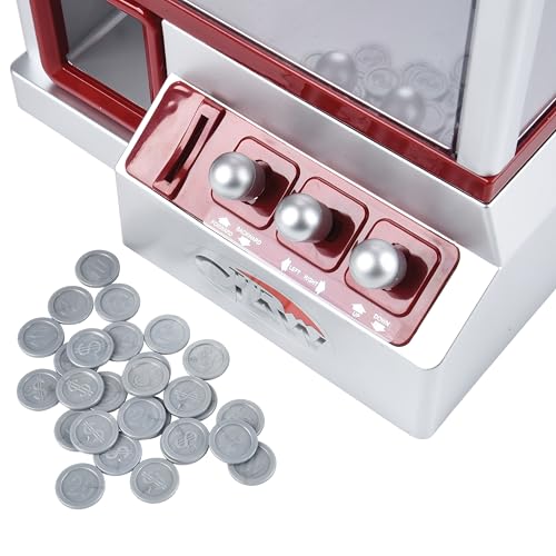 Electronic Mini Claw Machine, 30 Tokens, 10" x 7.90" x 13.5" Z769
