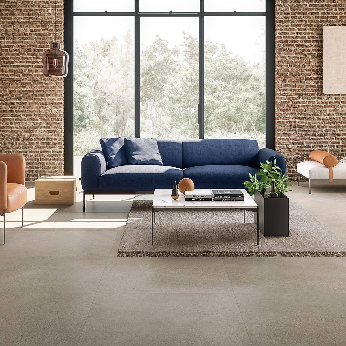 Matte Porcelain Floor and Wall Tile (2 pieces/17.43 Sq. ft./Case) Z91077